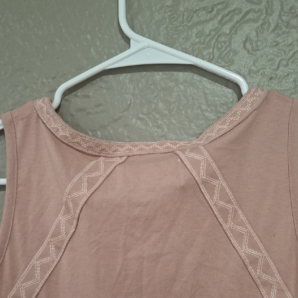 Aventura Blush Pink Top with Button Detail - Picture 6 of 7